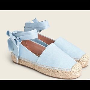 Canvas espadrille flats